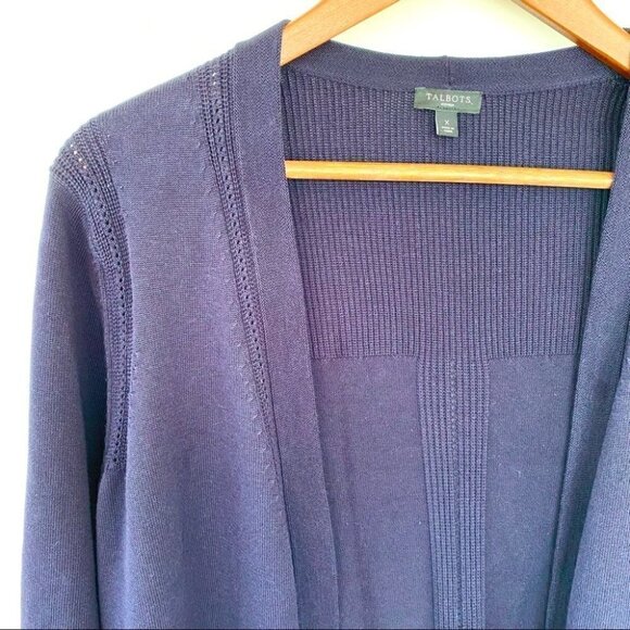 Talbots open cardigan, straight out & loose fitting, plus size X - Picture 2 of 10